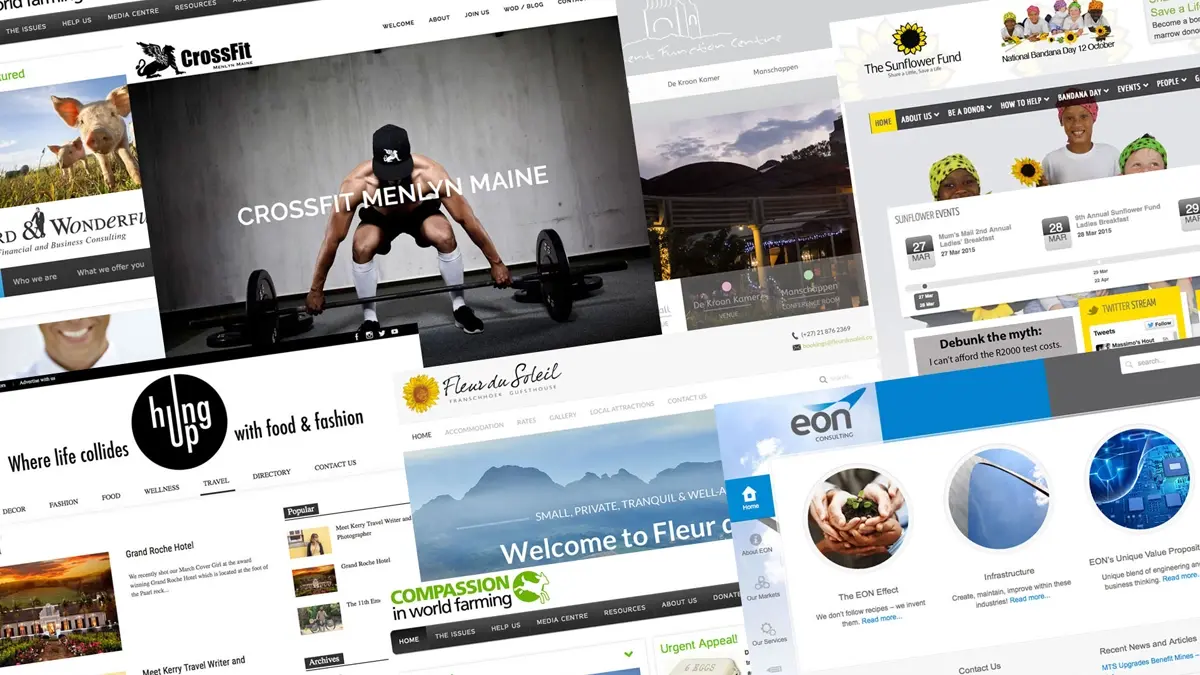 Helderberg Somerset West team building premium custom WordPress websites for South African businesses with local NVMe hosting